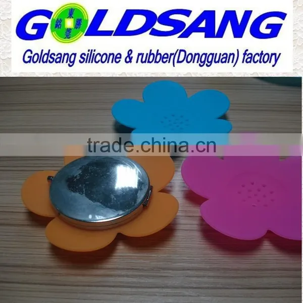 Fashion Flower Shape Silicone Soap Dish photo-3