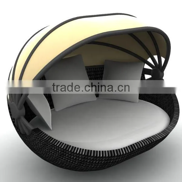 New Design Outdoor Wicker Cheap Bed photo-2