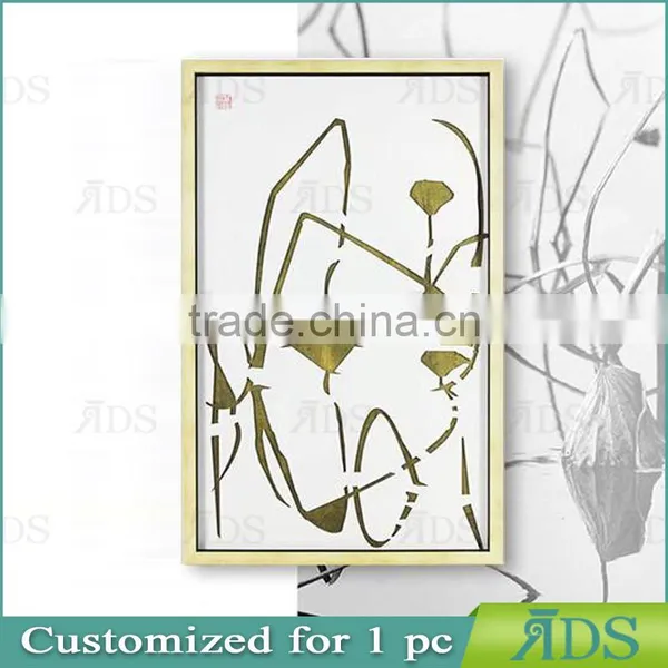 Framed Handmade Hollow Out Paper Hotel Decorative Wall Art photo-2