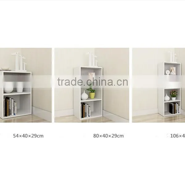 Colorful DIY Assembly Wood Cabinet Wooden Cube Storage Home Furniture Storage Boxes Cabinet photo-5