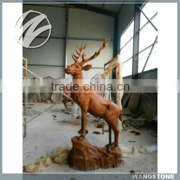 Life Size Animal Decorative Bronze Deer Sculpture photo-2