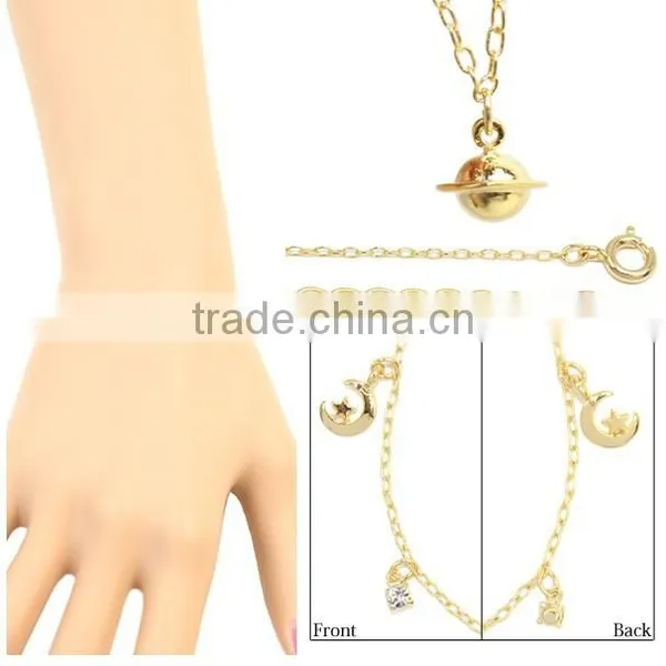 Gold Cross Tiny Zircon Charms Bracelet Multi Strand Colorful Thread Gold Chain Bracelet photo-4
