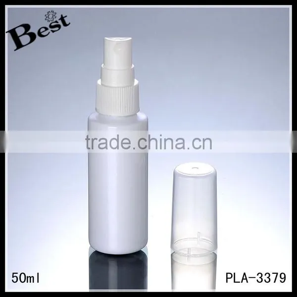 Promotion 2017 Hot New Product Hot Selling White Empty Cosmetic Toner Fragrance Perfume 50ml Price Plastic Spray Bottle of Water photo-6