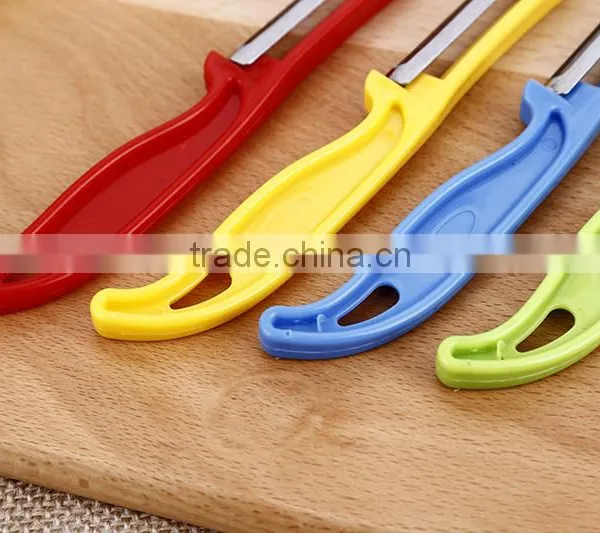 Factory Price PP Handle Stainless Steel Blade Brush Shape Potato Peeler photo-6