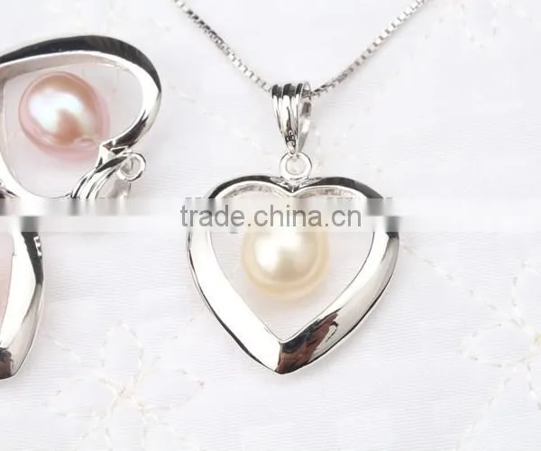Heart Shap Pearl Pendants photo-3