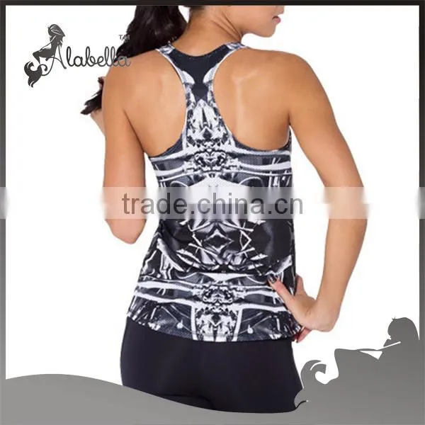 Polyester/spandex Ladies New Stylish Casual Loose Tank Tops photo-3