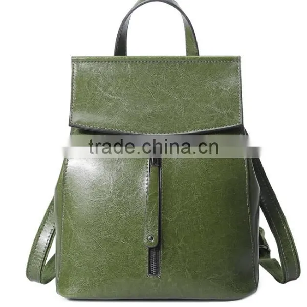 Zm35793a Fashion Vintage Women Bag Girls Leather Backpack photo-3