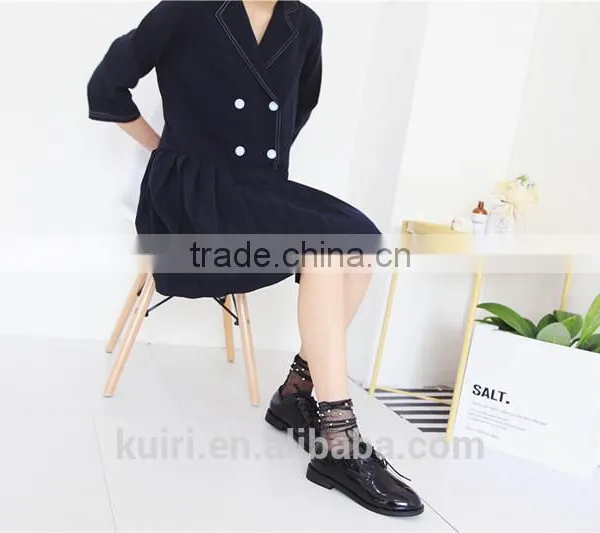 WS-50 New Sale Fashion Women Socks Summer Style Glitter Soft Black Lace Fishnet Pearl Mesh Ankle Socks Women photo-6