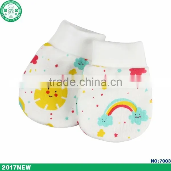 Customized Cotton Cute Printing Babies Gloves Mittens photo-3