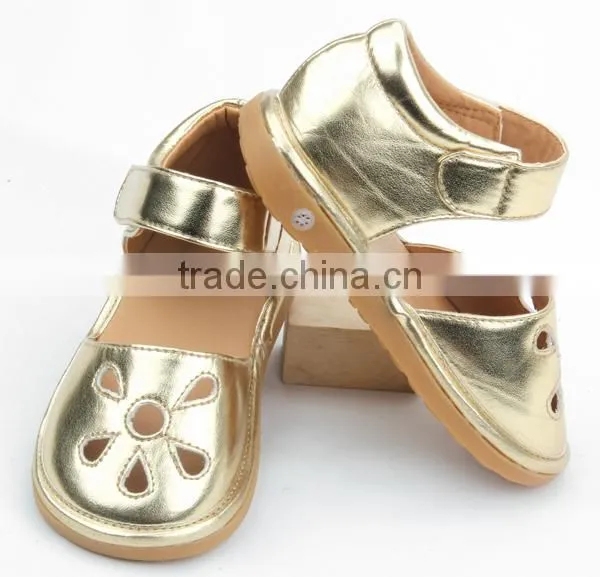 Toddler Shoes Outdoor Squeaky Shoe PU Leather Kid Shoes Sandal photo-3