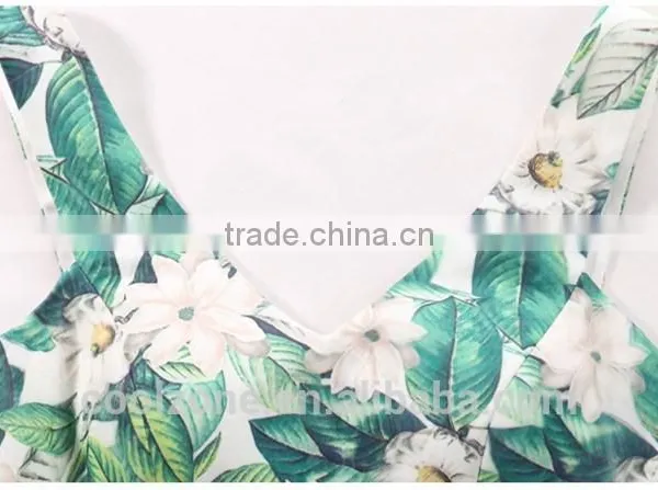 Sleeveless Summer Sexy Print Slim Women's Business Suit photo-3
