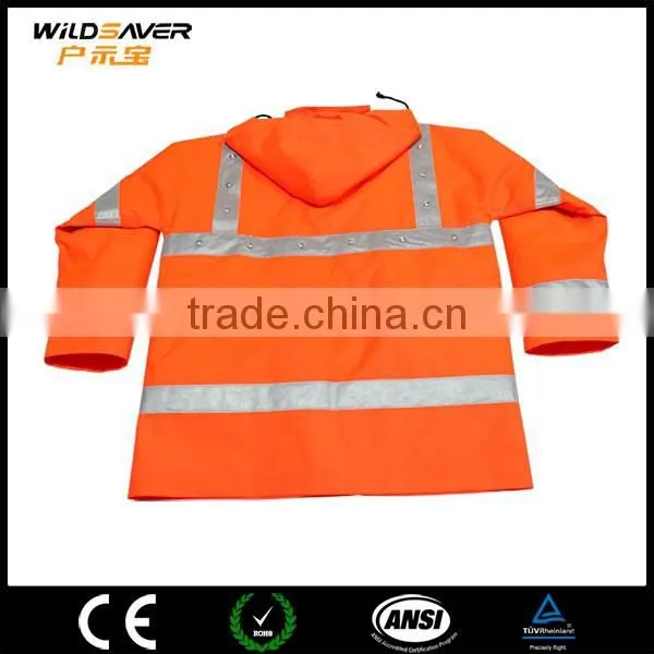 Led Safety Reflective Red Jacket Security Uniform photo-3