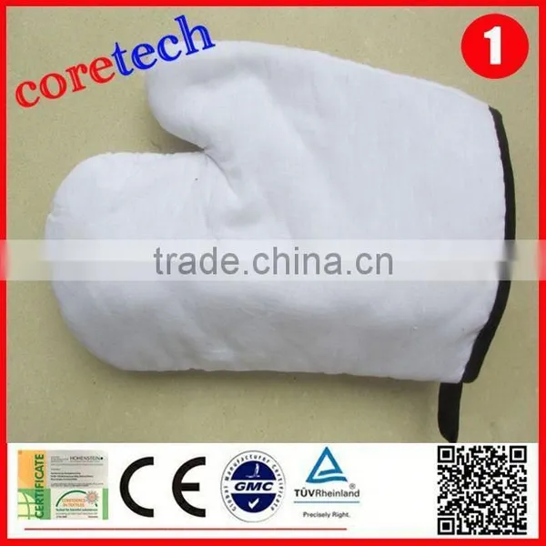 Anti-heat Soft Check Pattern Oven Mitts Factory photo-3