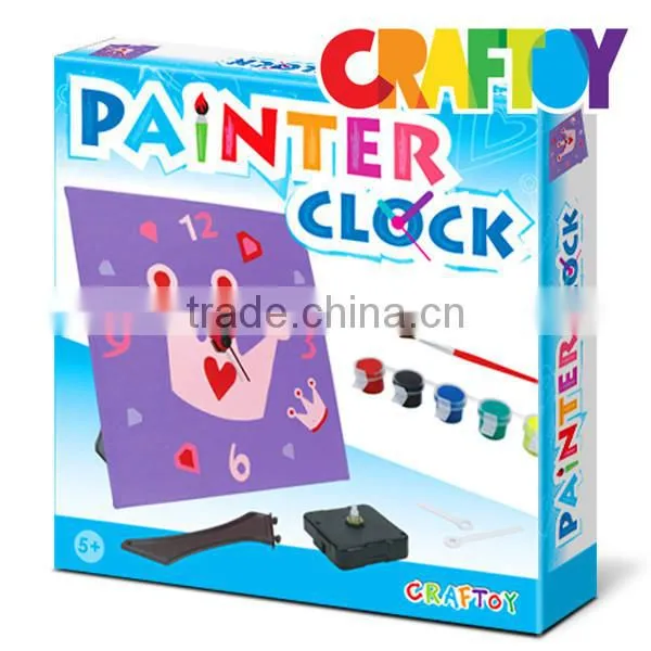 Kids Project Girl Craft Deisgn Your Clock Princess Style photo-2