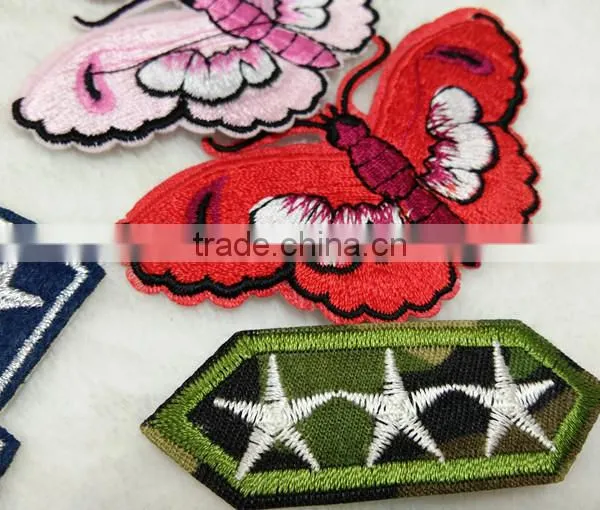 Custom Embroidery Patch Butterfly Badge Designs photo-3