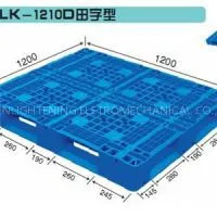 1200x1000x150mm 6 Runner Rackable Plastic Pallet