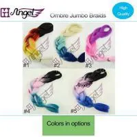 Ombre Braiding Synthetic High Temperature Fiber Jumbo Braid Hair Extensions