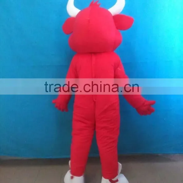 Super Lightweight Bull Mascot Costumes Red Adult Bull Mascot Costumes photo-2