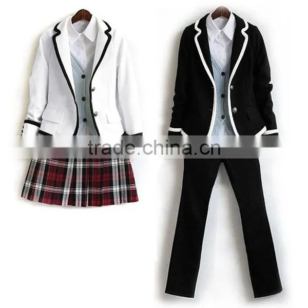 OEM TC and Cotton Woven Fabric Adult School Uniforms