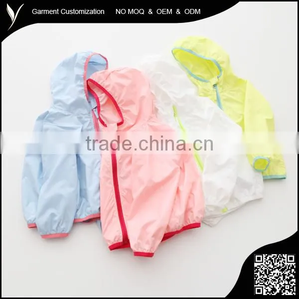 Kids Sunproof Zipper With Hood Sports Jacket photo-2