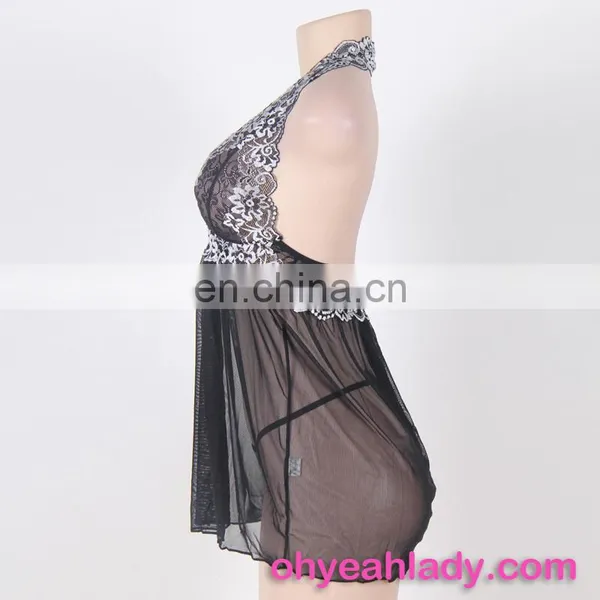 Wholsale See Through Women Sexy Nude Nightwear for Honeymoon photo-5