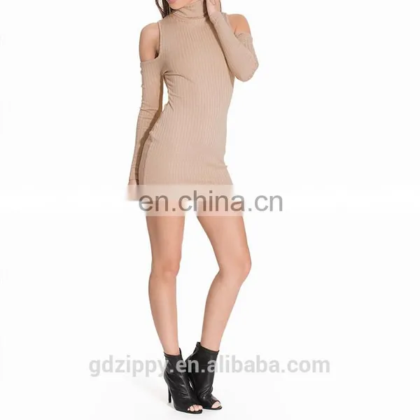 Pink Drape Side Halter Neckline Fashion Woman Dress photo-3