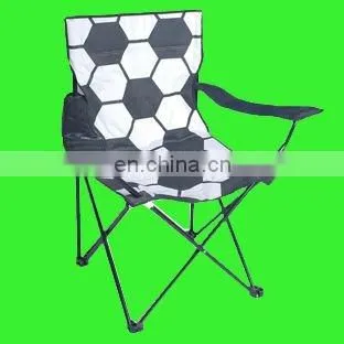 Factory Direct Sell Promotion Football Folding Beach Chair With Football Logo