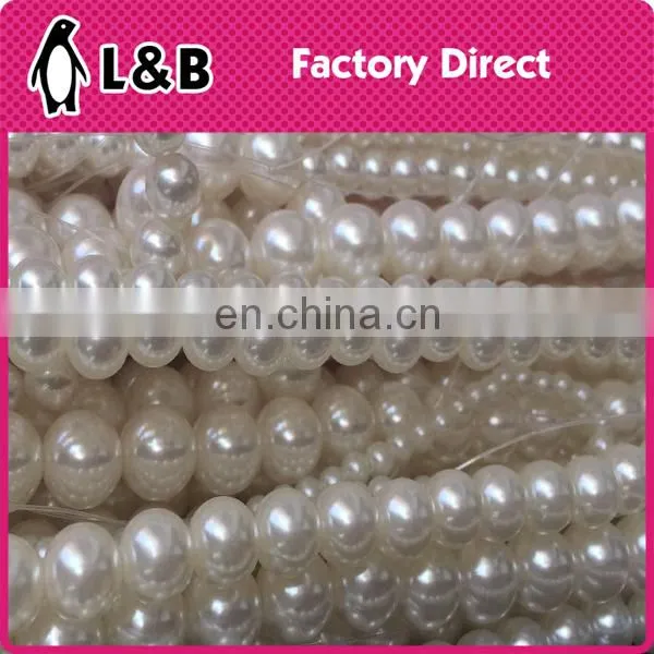 Jewelry Accessories Wholesale 2017 Hole Loose ABS Plastic Pearl Beads photo-6
