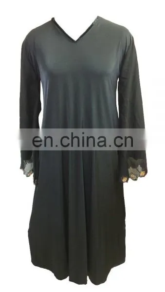 Decent Casual Wear 2017 Plain Abaya Burkha / Latest Islamic Wear Burqas 2017 (dubai Abaya 2017) photo-2