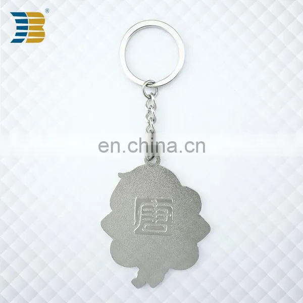 Beautiful 3D Cartoon Character Shape Custom Silver Plating Keychain photo-3
