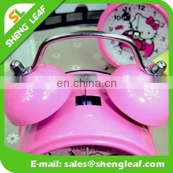 Hello Kitty Cute Small Alarm Clock Ringing the Bell Creative Cartoon Metal Clock photo-4
