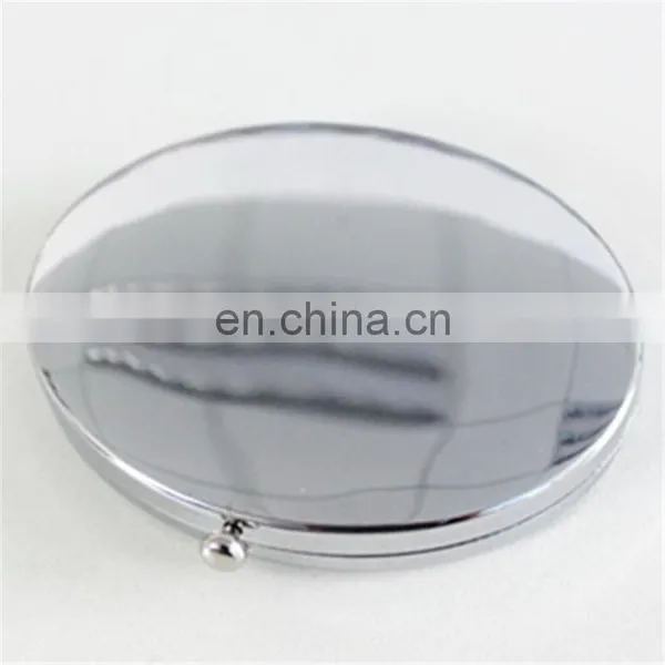 Hot Cheap Design Logo Yes Foldable Pocket Makeup Compact Mirrors With Leather Surface Wholesale photo-4