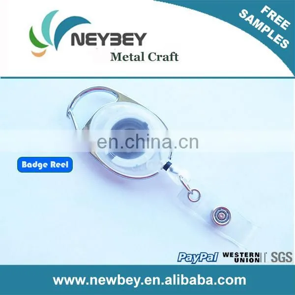 Custom Clear Color Retractable Reel Badge