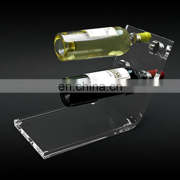 Hot Sale High Quality Custom Clear Acrlic Wine Shelf photo-3
