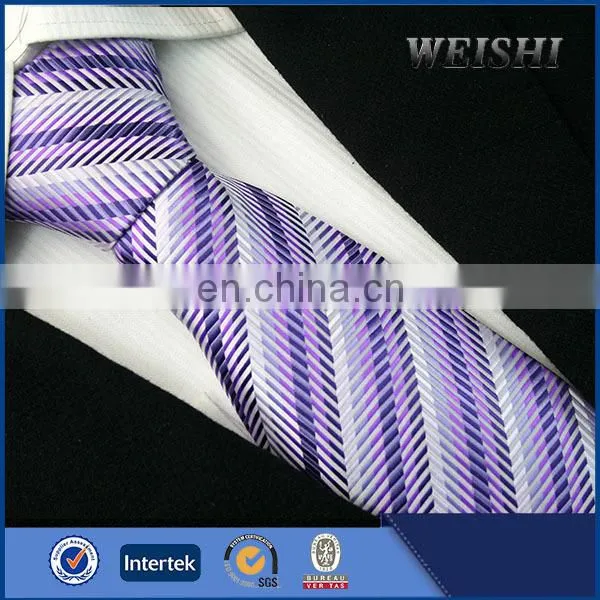 New Classic Striped Jacquard Woven Fashion Men's Tie Necktie photo-4