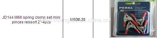 JD306 MIMI Spring Clamp Set Mini Pinces Ressort 2