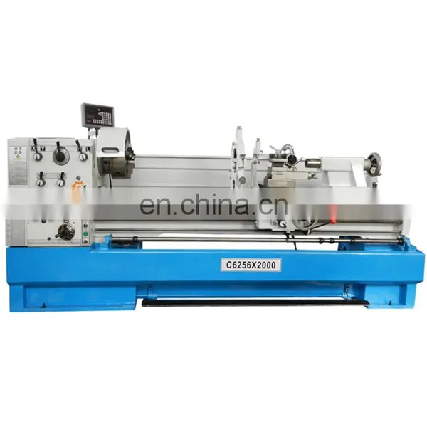 C6256 Horizontal Precision Gear Head Metal Lathe Machine With CE