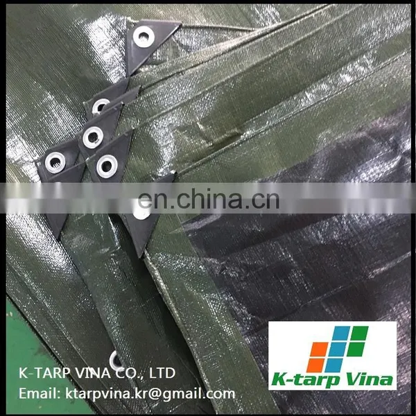 Olive Green/Black, Heavy Duty Tarpaulin, Korean Standard, Water Proof, Cheap, Durable Tarp photo-2