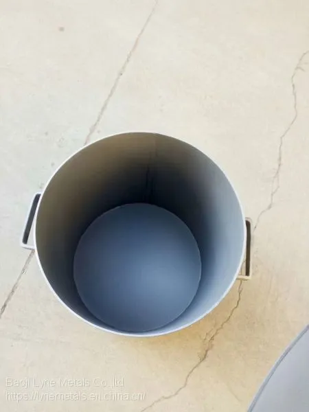 99.6% Polished Pure Titanium Melting Crucible High Purity Titanium Crucible photo-5