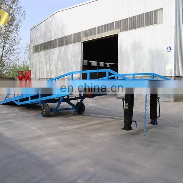 7LYQ Shandong SevenLift Electric Cylinder Hydraulic 10 Ton Forklift Load Container Dock Interior Ramp photo-7