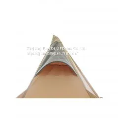 Double Door Indian Tent Canvas Camping Tents Luxury Safari Tents Supplier Canvas Hunting Tent Price photo-3
