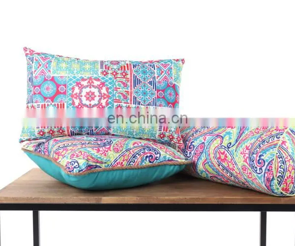 New Design Decorative Outdoor/Indoor Paisley Printed Boudoir Pillow for Bench photo-7