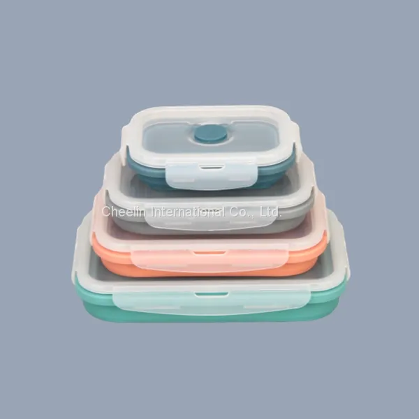 Rectangular Collapsible Silicone Food Storage