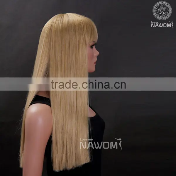 W3361 7A Grade Brazilian Virgin Human Hair Straight Full Lace Wig photo-5