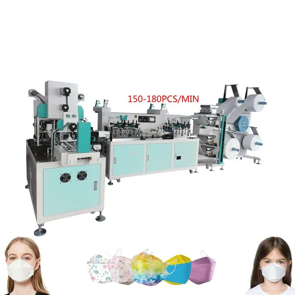 Automatic Mask MachineHigh Speed Kf94 Mask Ear Strap Machine Automatic Mask MachineMade in China