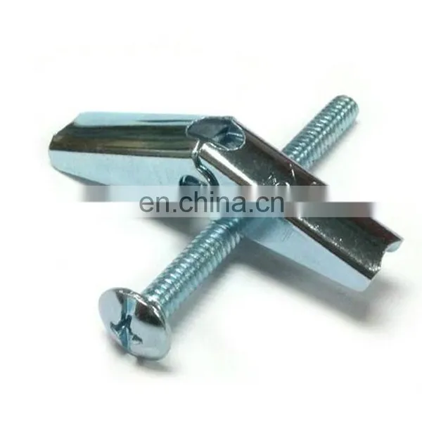 Zinc Plated Butterfly Bolt and Nut Spring Toggle Fixings Hollow Cavity Wall Anchor photo-2