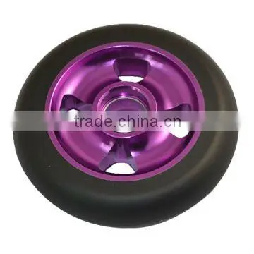 China Manufacturer Custom Forged PU110mm Scooter Wheels
