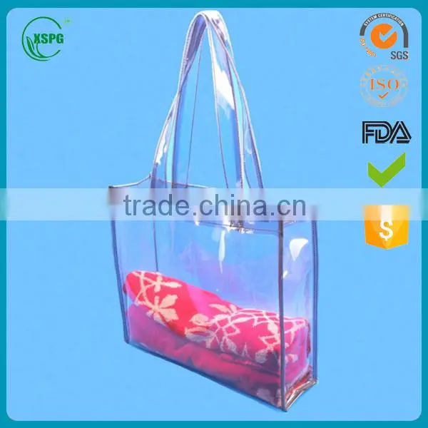 2016 Fashion Design PVC Waterproof Beach Bag With PP Handle Made in China and Best Price photo-2