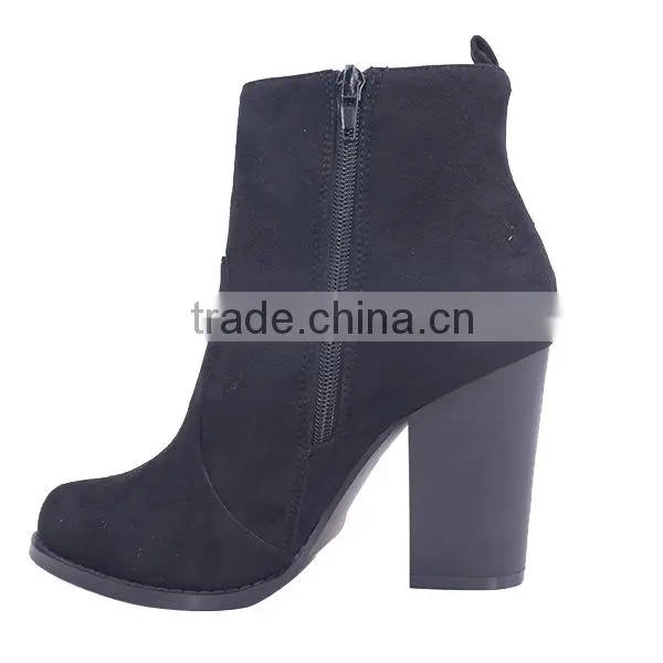 Fancy Woman Suede Material High Ankle Boots Industrial Motorcycle Racing Boots photo-4