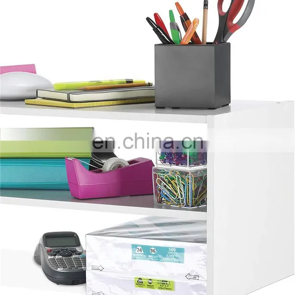 Wholesale Modern Indoor Wood Living Room Bathroom Storage Shelf Wooden 2 Tier Shoe Racks photo-2